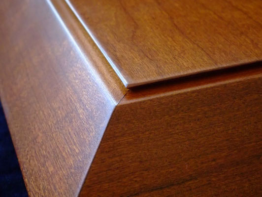 render grafico astuccio legno